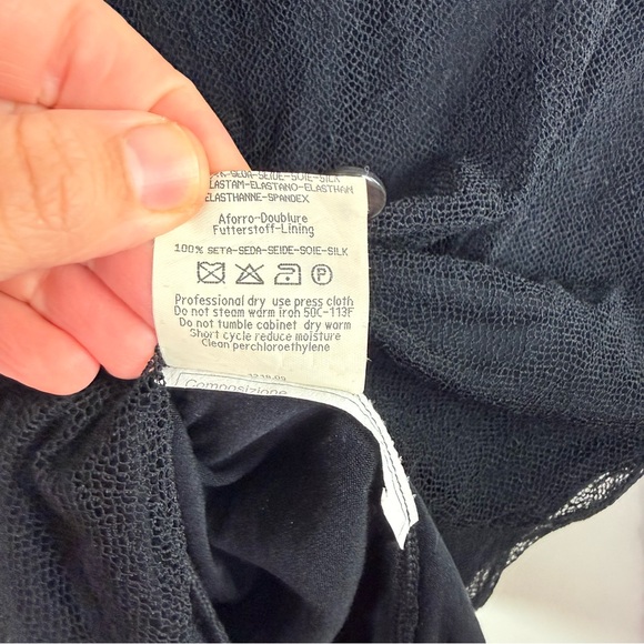 Giorgio Armani Black Mesh Bodysuit - Picture 8 of 11